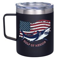 Foxtrot Delta Tango Shark Gulf Of Mexico Protest 12oz Stainless Steel Coffee Mug
