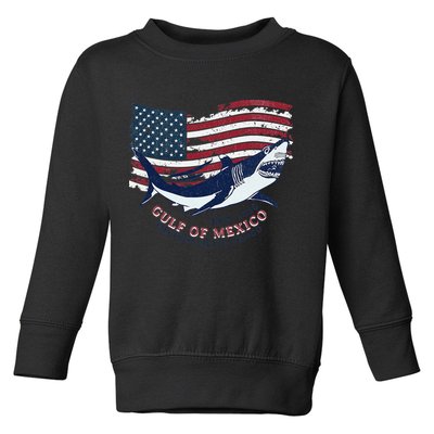 Foxtrot Delta Tango Shark Gulf Of Mexico Protest Toddler Sweatshirt