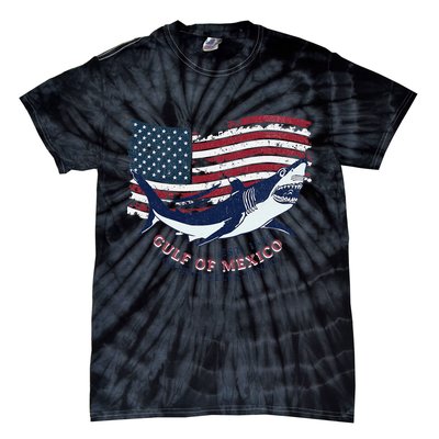 Foxtrot Delta Tango Shark Gulf Of Mexico Protest Tie-Dye T-Shirt