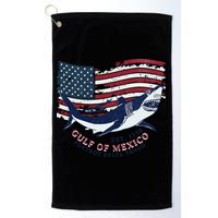 Foxtrot Delta Tango Shark Gulf Of Mexico Protest Golf Towel