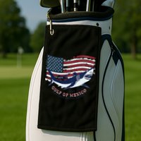 Foxtrot Delta Tango Shark Gulf Of Mexico Protest Golf Towel