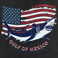 Foxtrot Delta Tango Shark Gulf Of Mexico Protest Golf Towel
