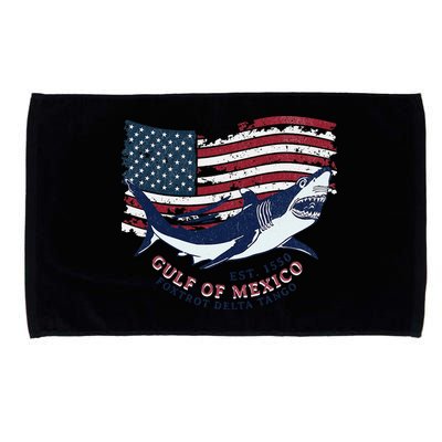 Foxtrot Delta Tango Shark Gulf Of Mexico Protest Microfiber Hand Towel