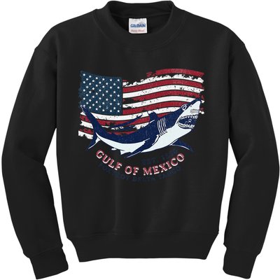 Foxtrot Delta Tango Shark Gulf Of Mexico Protest Kids Sweatshirt
