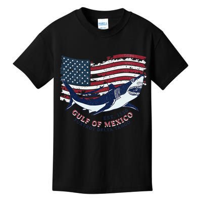 Foxtrot Delta Tango Shark Gulf Of Mexico Protest Kids T-Shirt