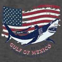 Foxtrot Delta Tango Shark Gulf Of Mexico Protest Vector Backpack