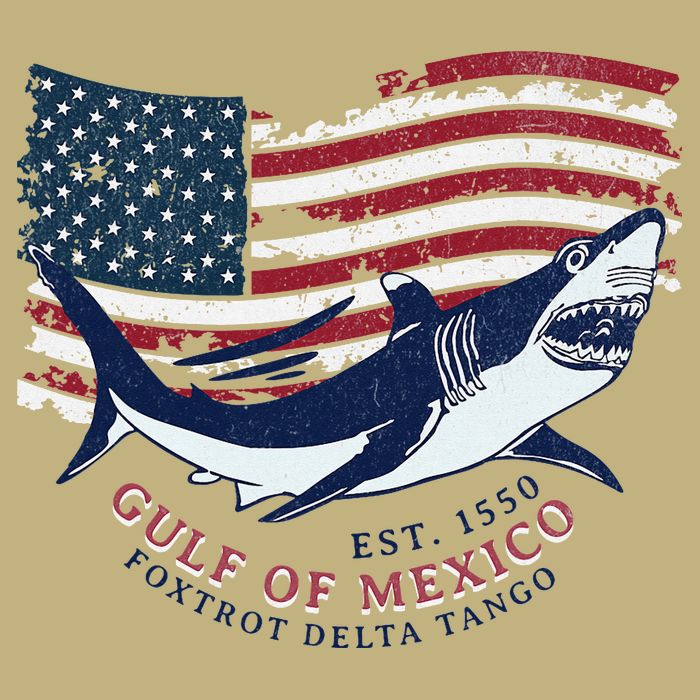 Foxtrot Delta Tango Shark Gulf Of Mexico Protest Magnet