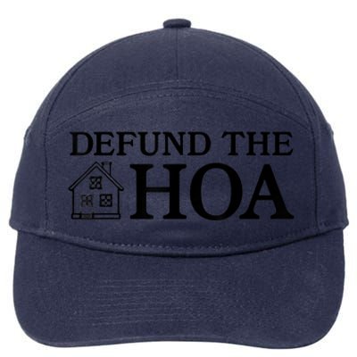 Funny Defund The Hoa 7-Panel Snapback Hat