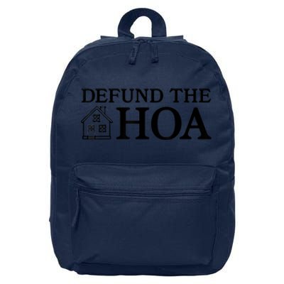 Funny Defund The Hoa 16 in Basic Backpack