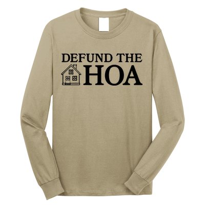 Funny Defund The Hoa Long Sleeve Shirt