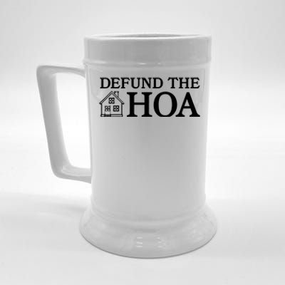 Funny Defund The Hoa Beer Stein