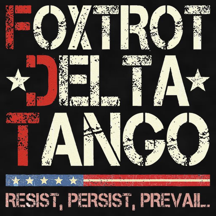Foxtrots Delta Tangos Funny Foxtrots Delta Tangos Ladies PosiCharge Tri-Blend Wicking Tank