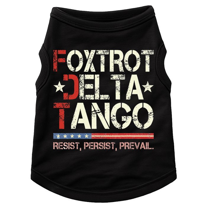 Foxtrots Delta Tangos Funny Foxtrots Delta Tangos Doggie Tank