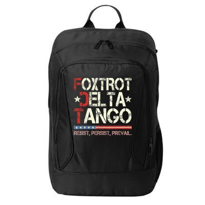Foxtrots Delta Tangos Funny Foxtrots Delta Tangos City Backpack