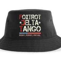 Foxtrots Delta Tangos Funny Foxtrots Delta Tangos Sustainable Bucket Hat