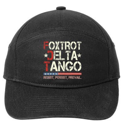 Foxtrots Delta Tangos Funny Foxtrots Delta Tangos 7-Panel Snapback Hat