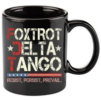 Foxtrots Delta Tangos Funny Foxtrots Delta Tangos 11oz C Handle Ceramic Mug