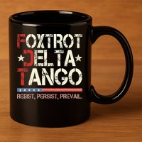 Foxtrots Delta Tangos Funny Foxtrots Delta Tangos 11oz C Handle Ceramic Mug