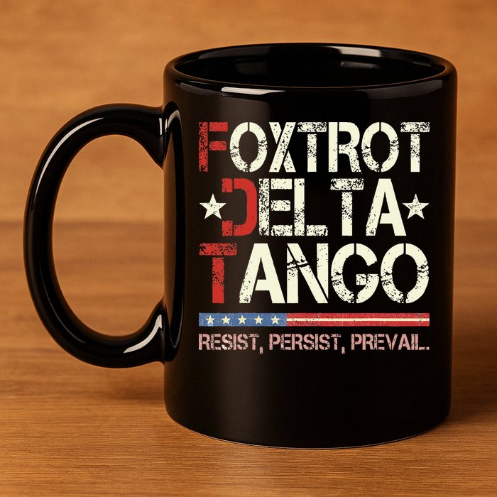 Foxtrots Delta Tangos Funny Foxtrots Delta Tangos 11oz C Handle Ceramic Mug