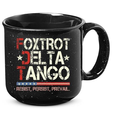Foxtrots Delta Tangos Funny Foxtrots Delta Tangos 15oz Campfire Ceramic Mug
