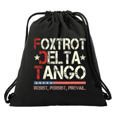 Foxtrots Delta Tangos Funny Foxtrots Delta Tangos Drawstring Bag
