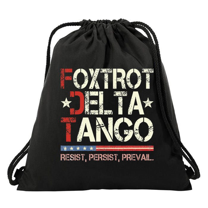 Foxtrots Delta Tangos Funny Foxtrots Delta Tangos Drawstring Bag