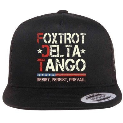 Foxtrots Delta Tangos Funny Foxtrots Delta Tangos Flatbill Hat