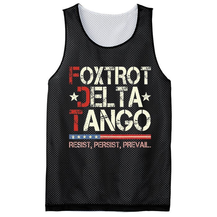Foxtrots Delta Tangos Funny Foxtrots Delta Tangos Mesh Reversible Basketball Jersey Tank