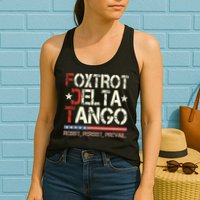 Foxtrots Delta Tangos Funny Foxtrots Delta Tangos Womens Tank Top