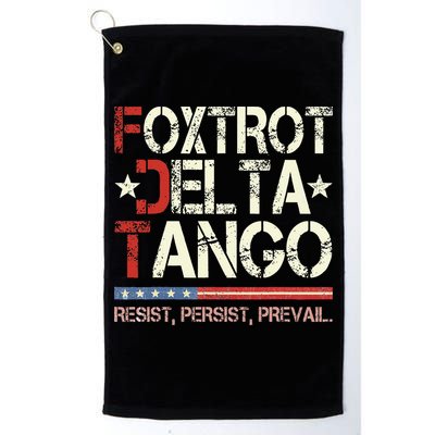 Foxtrots Delta Tangos Funny Foxtrots Delta Tangos Golf Towel