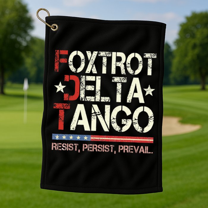 Foxtrots Delta Tangos Funny Foxtrots Delta Tangos Golf Towel
