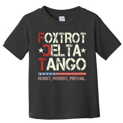 Foxtrots Delta Tangos Funny Foxtrots Delta Tangos Toddler T-Shirt