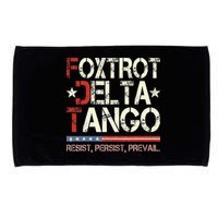 Foxtrots Delta Tangos Funny Foxtrots Delta Tangos Microfiber Hand Towel
