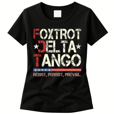 Foxtrots Delta Tangos Funny Foxtrots Delta Tangos Womens T-Shirt
