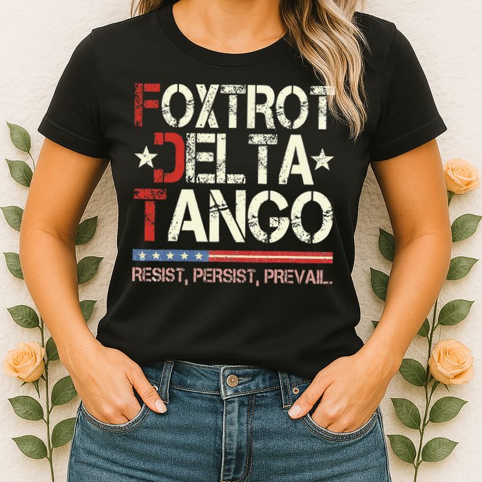 Foxtrots Delta Tangos Funny Foxtrots Delta Tangos Womens T-Shirt