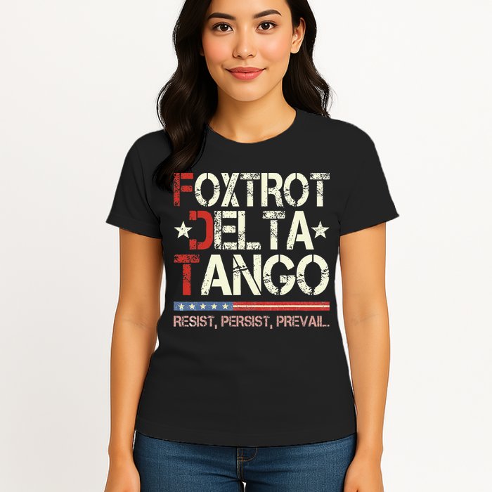 Foxtrots Delta Tangos Funny Foxtrots Delta Tangos Womens T-Shirt