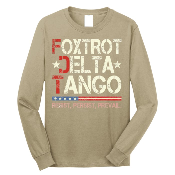 Foxtrots Delta Tangos Funny Foxtrots Delta Tangos Long Sleeve Shirt