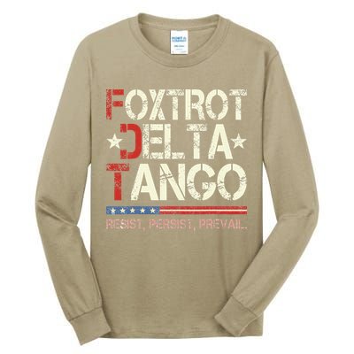 Foxtrots Delta Tangos Funny Foxtrots Delta Tangos Tall Long Sleeve T-Shirt