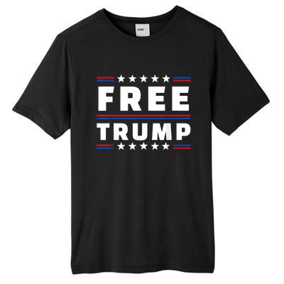 Free Donald Trump Republican Support  Tall Fusion ChromaSoft Performance T-Shirt