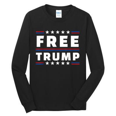 Free Donald Trump Republican Support  Tall Long Sleeve T-Shirt