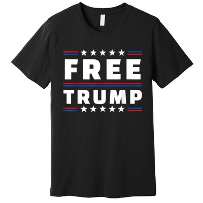 Free Donald Trump Republican Support  Premium T-Shirt