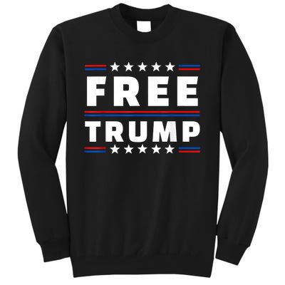 Free Donald Trump Republican Support  Tall Sweatshirt