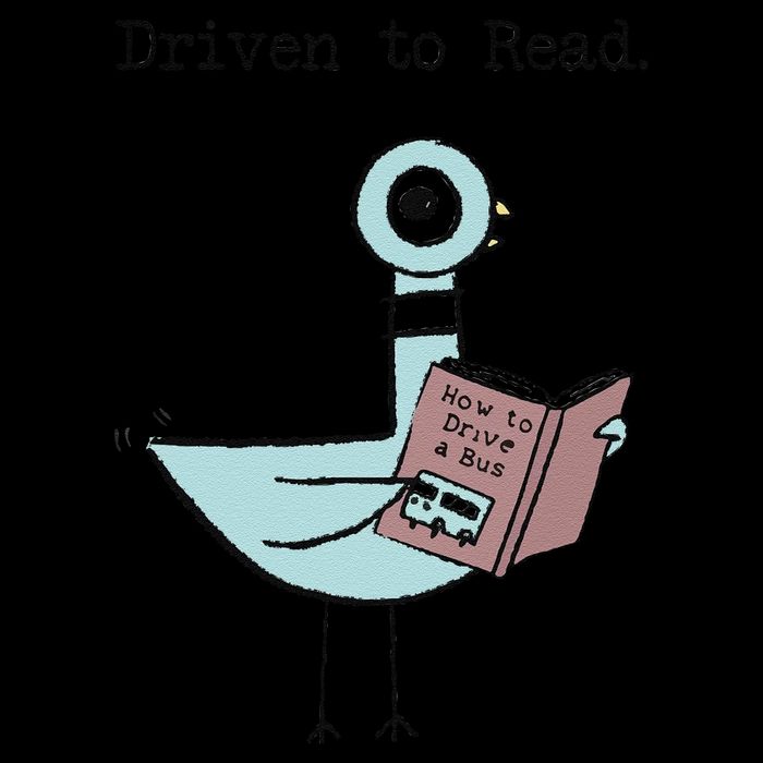Funny Driven To Read Pigeon Library Reading Books Reader Funny Flexfit Unipanel Trucker Cap