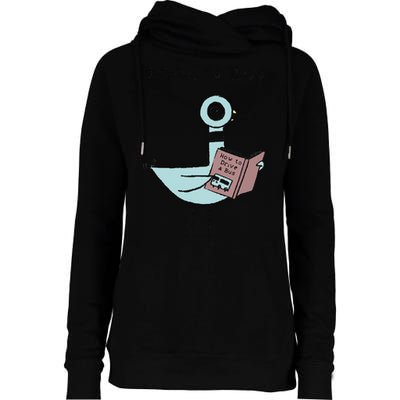 Funny Driven To Read Pigeon Library Reading Books Reader Funny Womens Funnel Neck Pullover Hood