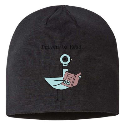 Funny Driven To Read Pigeon Library Reading Books Reader Funny Sustainable Beanie