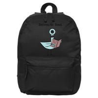 Funny Driven To Read Pigeon Library Reading Books Reader Funny 16 in Basic Backpack