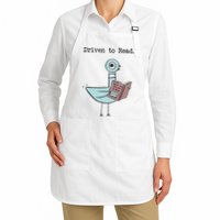 Funny Driven To Read Pigeon Library Reading Books Reader Funny Apron