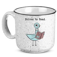 Funny Driven To Read Pigeon Library Reading Books Reader Funny 15oz Campfire Ceramic Mug