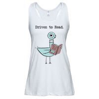 Funny Driven To Read Pigeon Library Reading Books Reader Funny Ladies Essential Flowy Tank