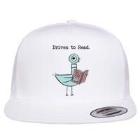 Funny Driven To Read Pigeon Library Reading Books Reader Funny Flatbill Hat
